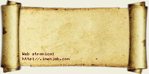 Nikolina Zorić vizit kartica